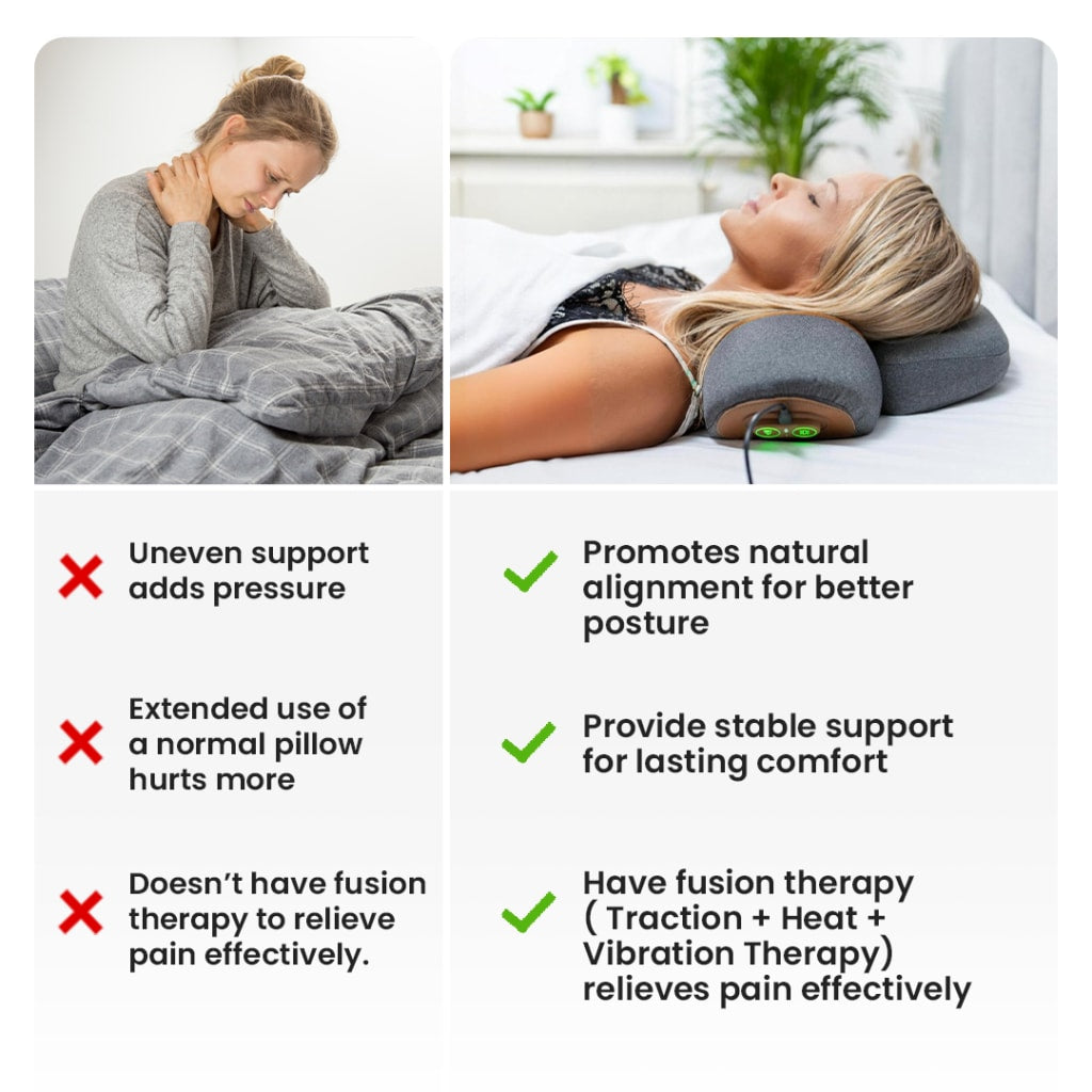 Slumbr Pillow | Traction Massager
