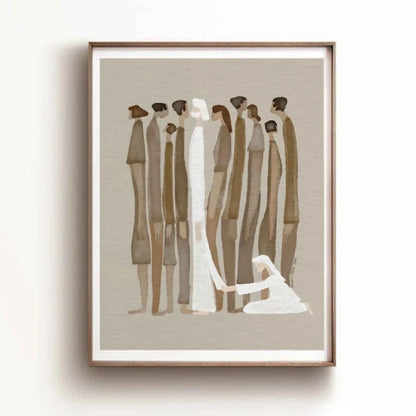 Faith & Fig Minimalist Modern Bible Verse Jesus Canvas Print