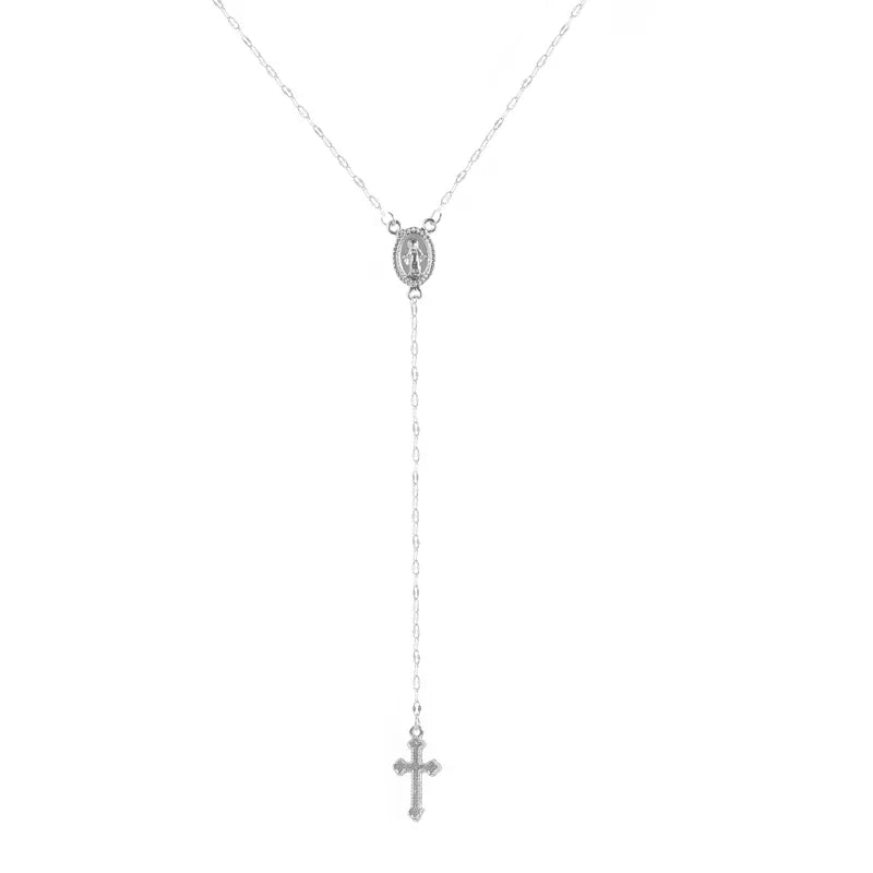 Faith & Fig Vintage Christian Cross  Necklace