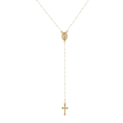 Faith & Fig Vintage Christian Cross  Necklace